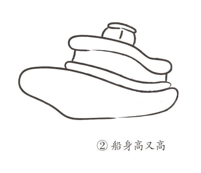轮船的简笔画怎么画