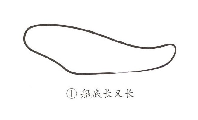 卡通轮船简笔画