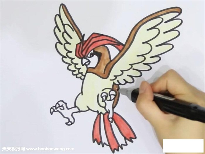 比比鸟简笔画