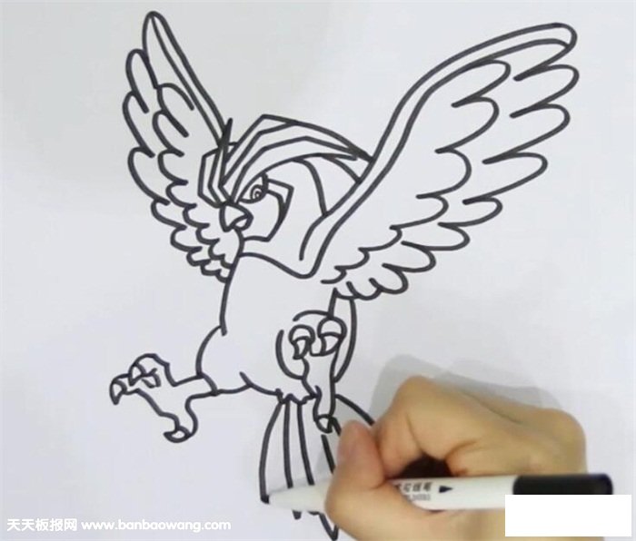 比比鸟简笔画