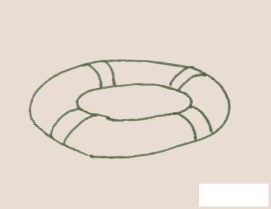 游泳圈简笔画