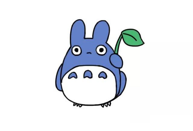 龙猫简笔画