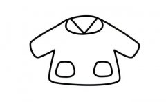 小衣服物品简笔画步骤图片大全