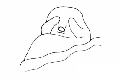 水獭简笔画图片