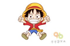 18组海贼王人物简笔画大全