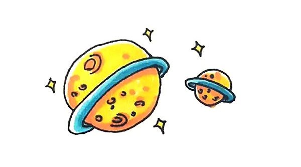 星球简笔画