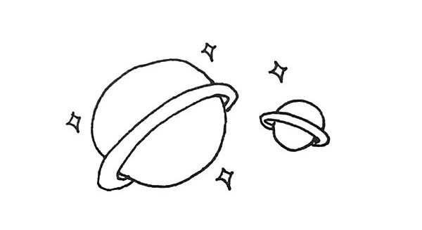 星球简笔画