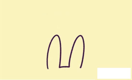 小兔子简笔画步骤图