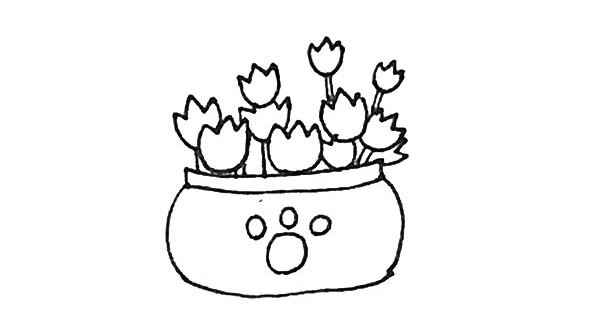 熊童子简笔画