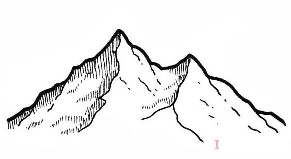 山丘风景怎么画简单好看 山丘简笔画图片