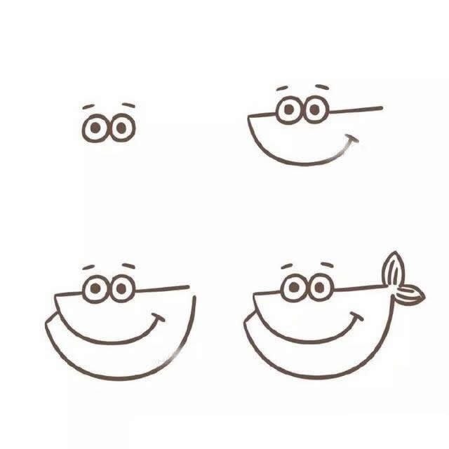 小鱼简笔画