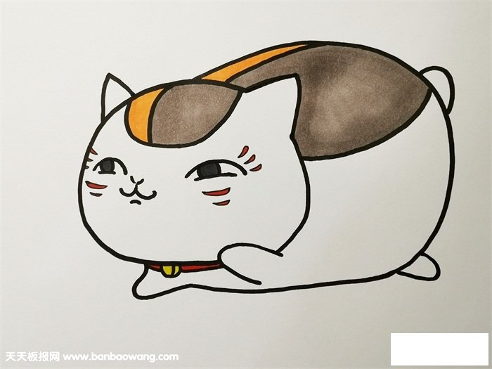 猫咪老师q版简笔画