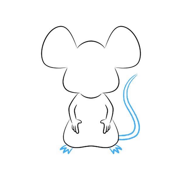 小老鼠简笔画
