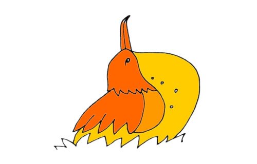 军舰鸟简笔画图片