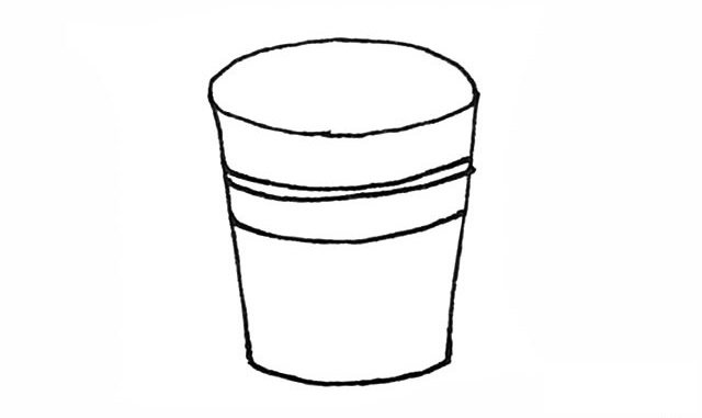 木桶简笔画