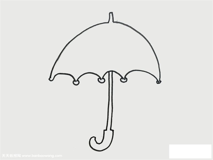 画纸伞怎么简单又好看