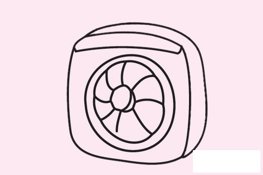 电风扇简笔画图片