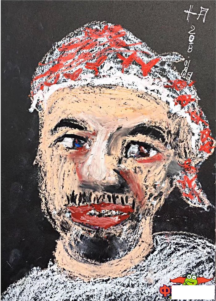 少儿绘画作品图片大全，阿拉伯人