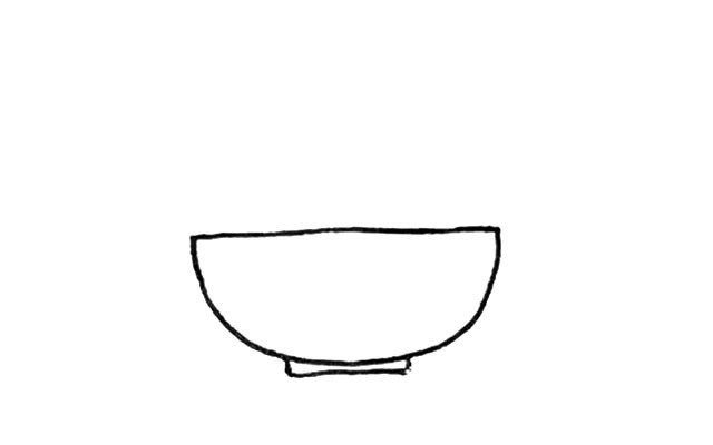一碗面条简笔画