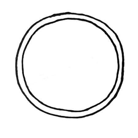 闹钟简笔画的画法步骤