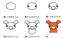 考拉简笔画画法步骤：怎么画考拉
