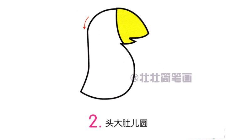 乌鸦简笔画画法_怎么画乌鸦的简笔画
