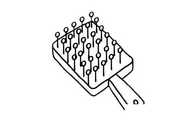 梳子简笔画图片