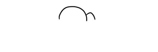 卡通可爱霸王龙简笔画画法图片