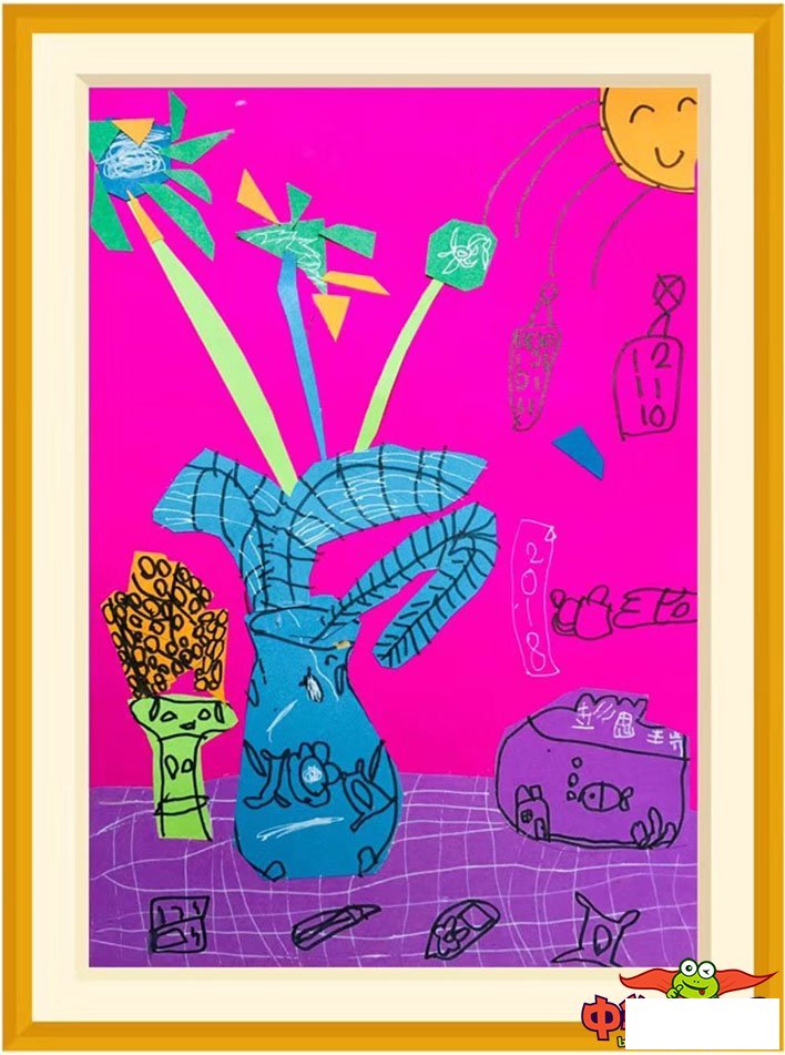 3-4岁幼儿创意美术作品，小景