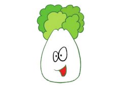 卡通白菜简笔画的画法及图片大全