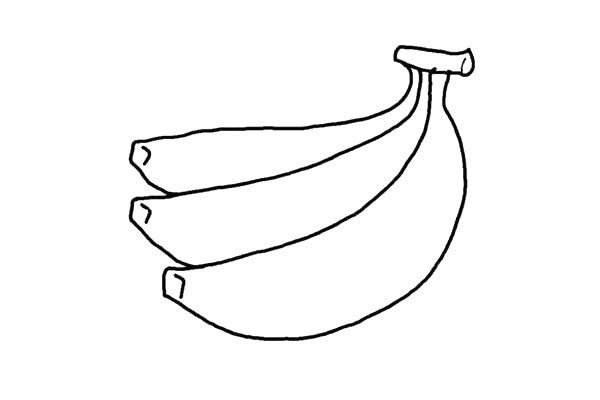 一把香蕉简笔画