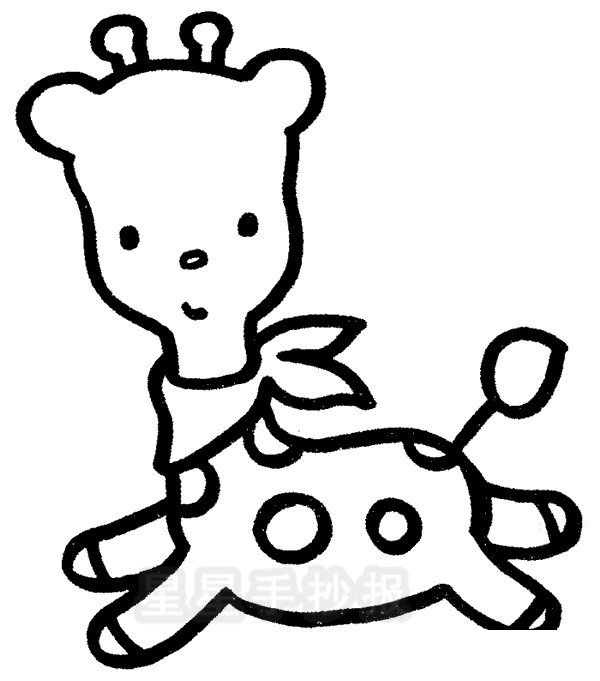 小鹿简笔画