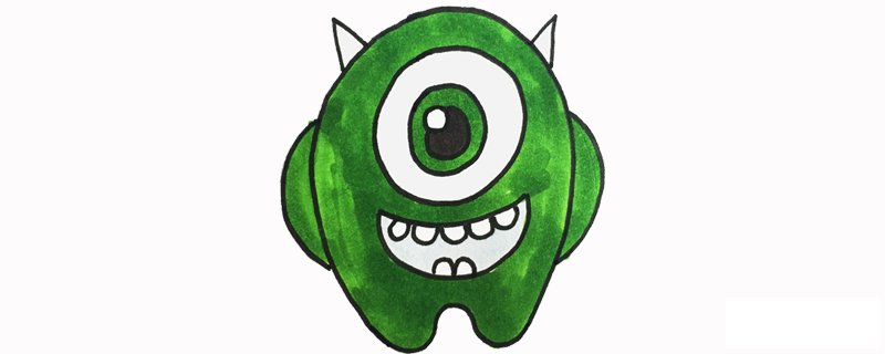 小怪兽怎么画