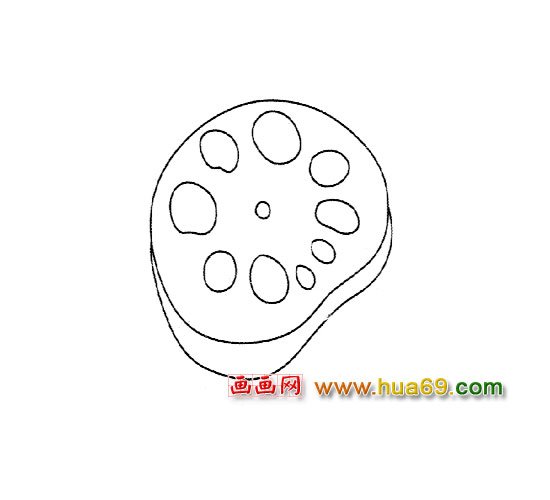 美味的莲藕【简笔画】3