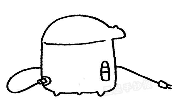 电饭煲简笔画