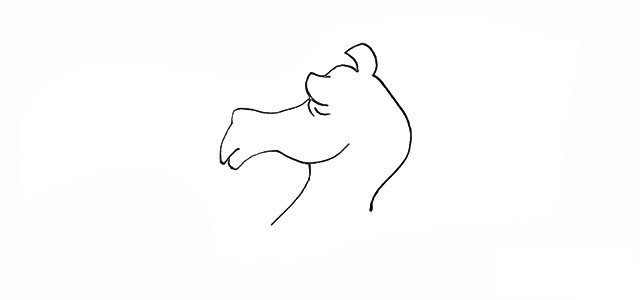 战马简笔画步骤图