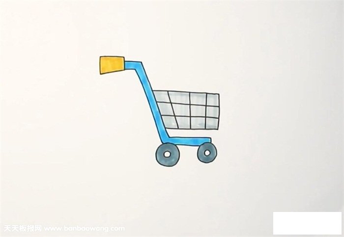 购物车简笔画