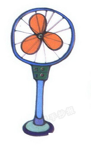 电风扇简笔画图片