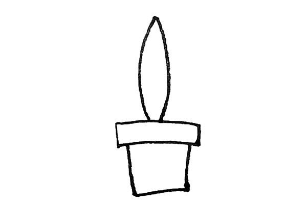 虎皮兰简笔画