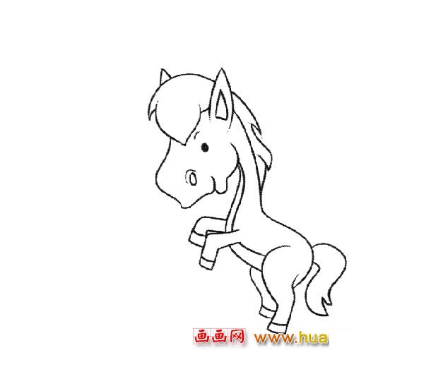 小马驹（儿童简笔画）