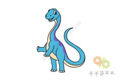 一步一步教你画雷龙简笔画