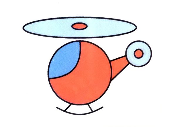直升机简笔画