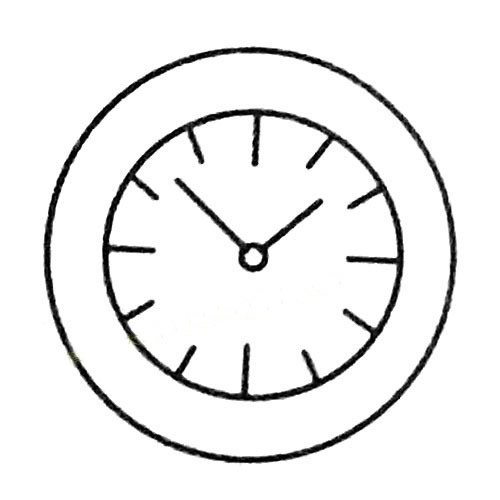钟表简笔画大全及画法步骤