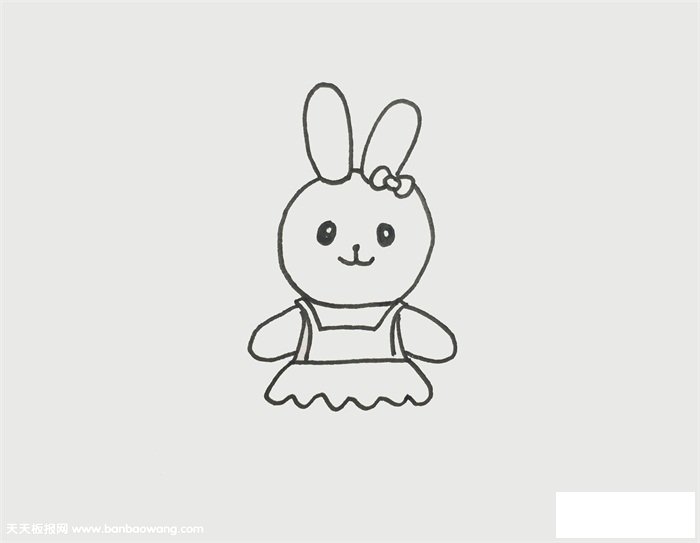 小兔子画法