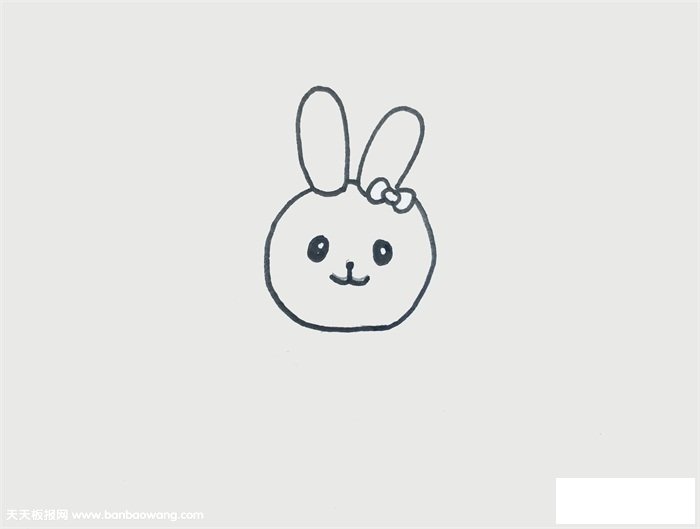 小兔子画法