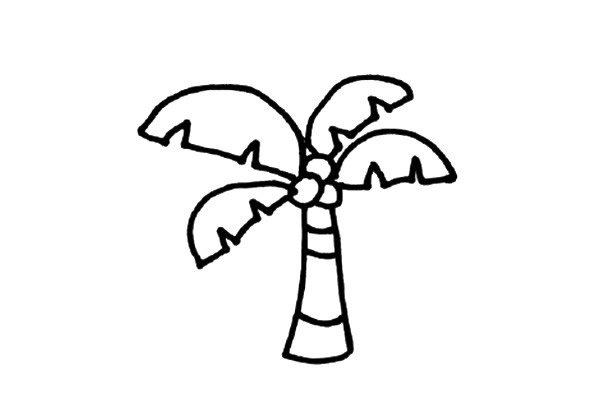 好看简单的大树简笔画图片大全