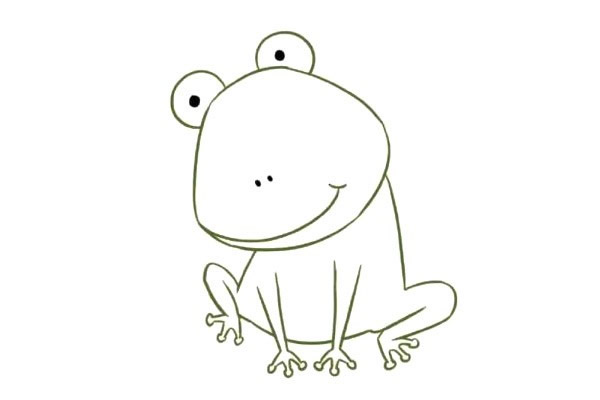 青蛙简笔画