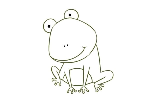 青蛙简笔画