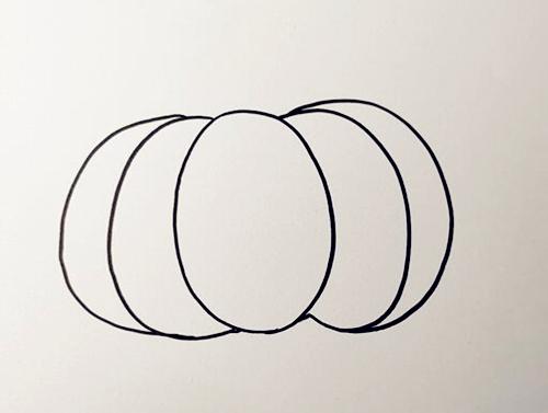 南瓜简笔画步骤教程