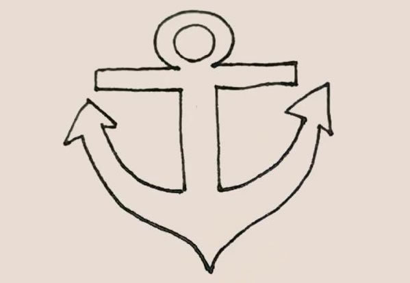 船锚简笔画
